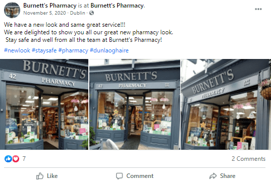 burnett pharmacy facebook post