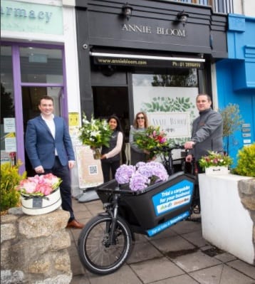 Cargo Bike Pilot Scheme available to businesses in Dún Laoghaire Town
